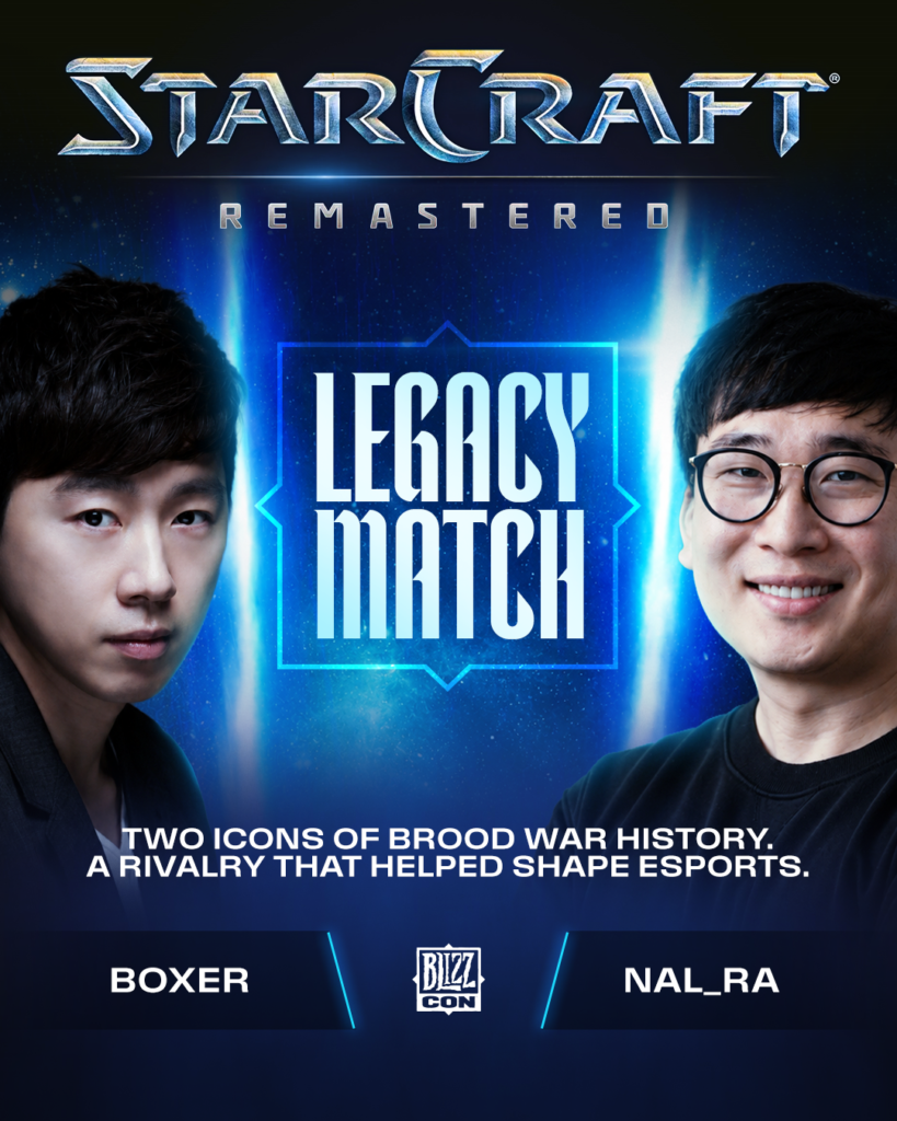 La partida clásica de StarCraft: Remastered reunirá a dos de las celebridades más emblemáticas de la historia de Guerra de Especies: BoxeR y Nal_rA.